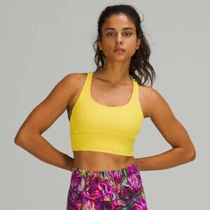 Lululemon Energy Longline Bra Ribbed Luxtreme *Medium Support, B–D Cups- Size 6